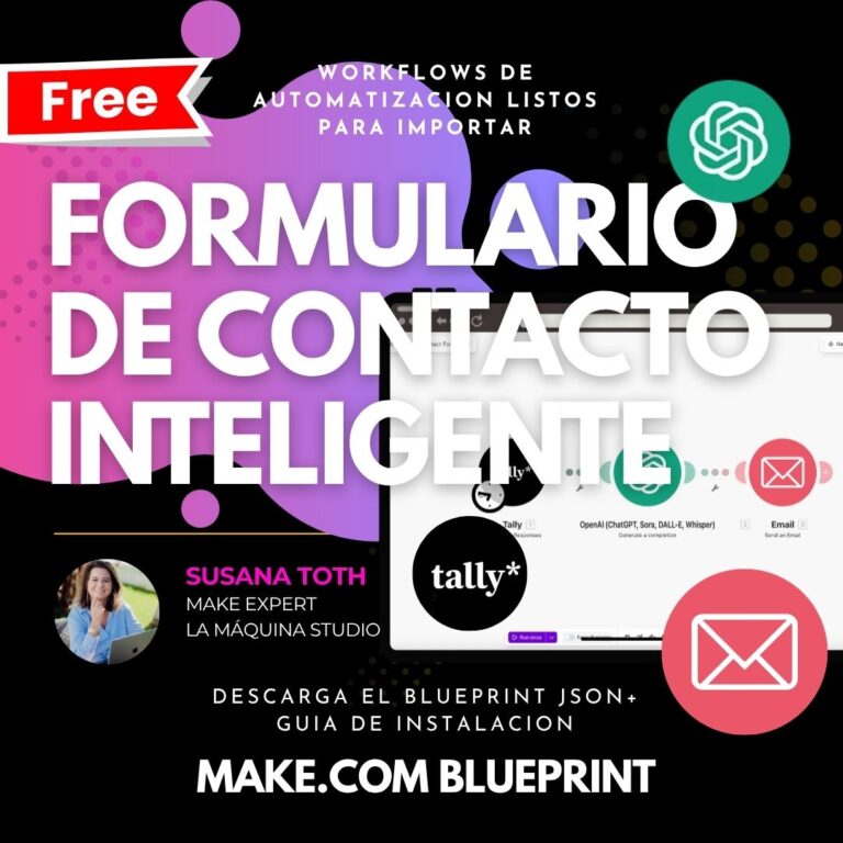 Blueprint Gratis de Make.com – Formulario de Contacto Inteligente (Smart Contact Form)